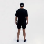 CAMISETA LIFESTYLE MANGA CORTA ROAM OVERSIZE BLACK PARA HOMBRE