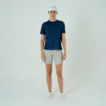 CAMISETA RUNNING MANGA CORTA PRO 405 AZUL OSCURO PARA MUJER