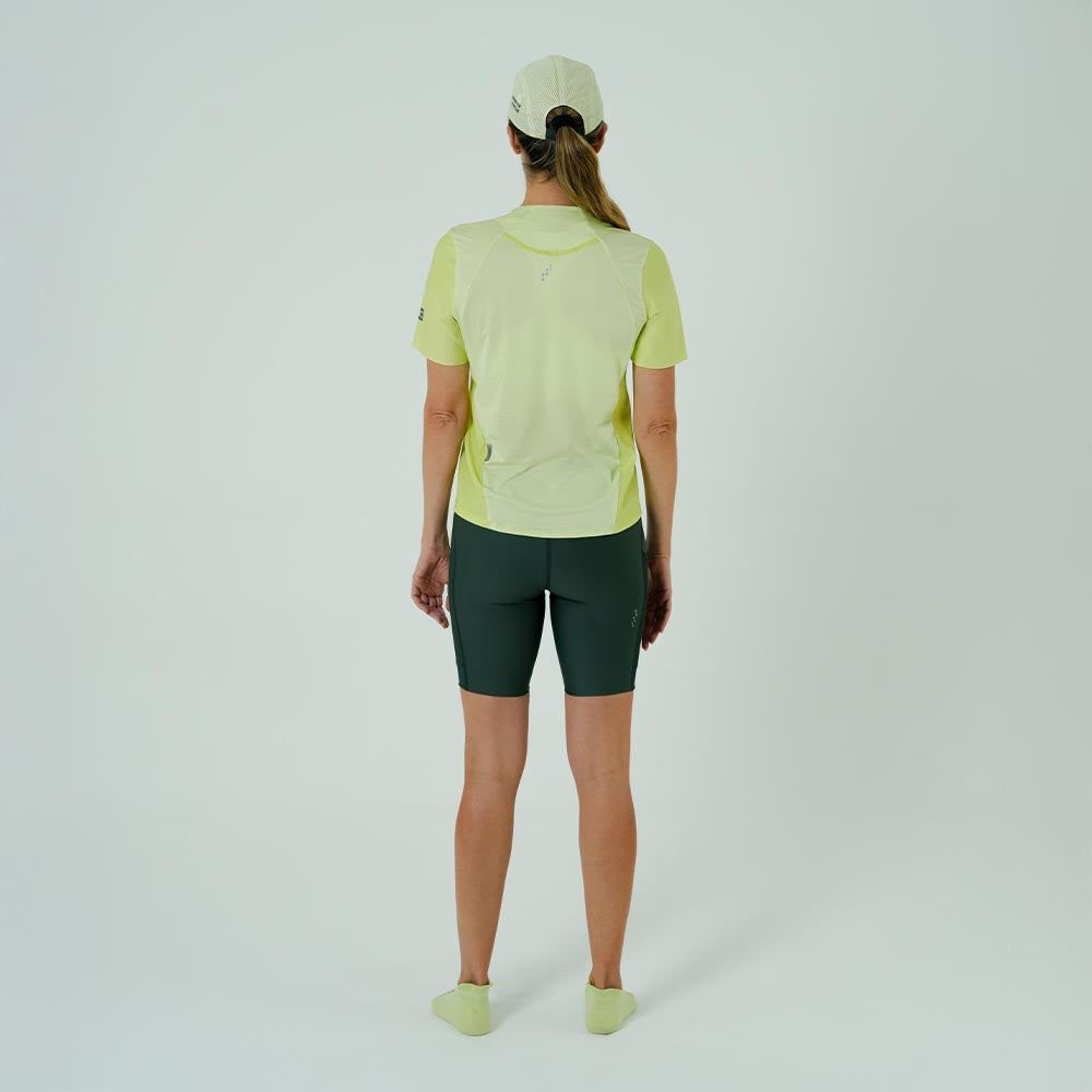 CAMISETA RUNNING MANGA CORTA PRO 405 LEMON PARA MUJER