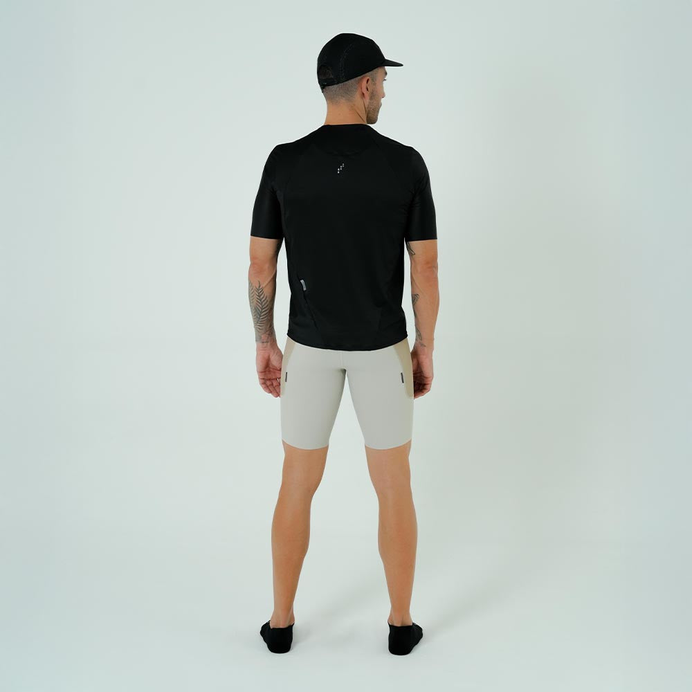 CAMISETA RUNNING MANGA CORTA PRO 405 NERO PARA HOMBRE