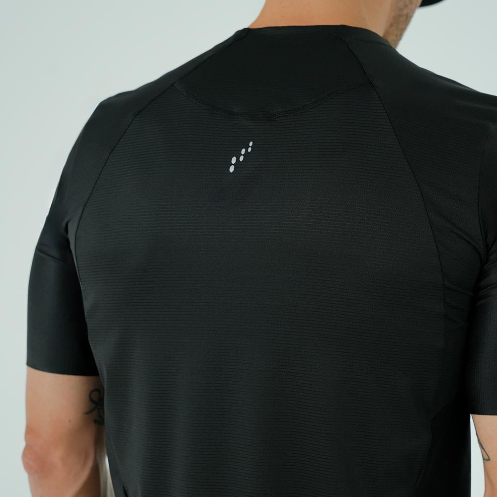 CAMISETA RUNNING MANGA CORTA PRO 405 NERO PARA HOMBRE