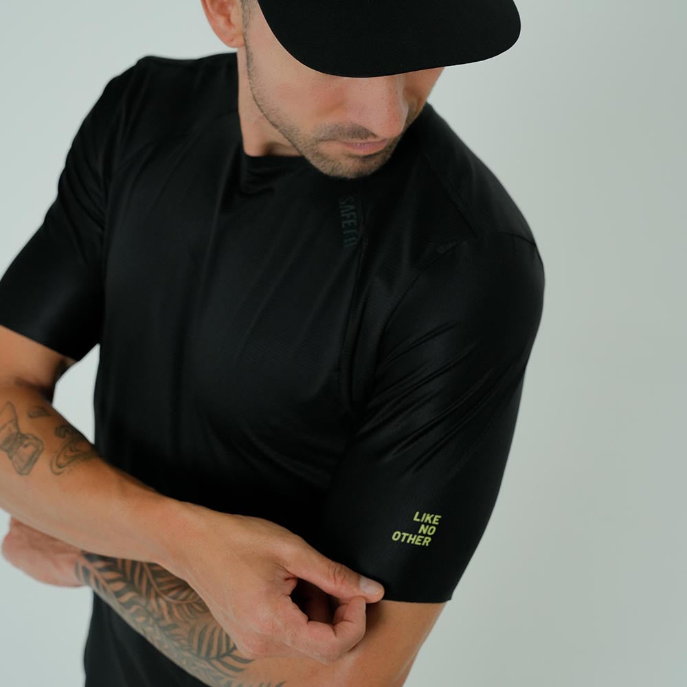 CAMISETA RUNNING MANGA CORTA PRO 405 NERO PARA HOMBRE