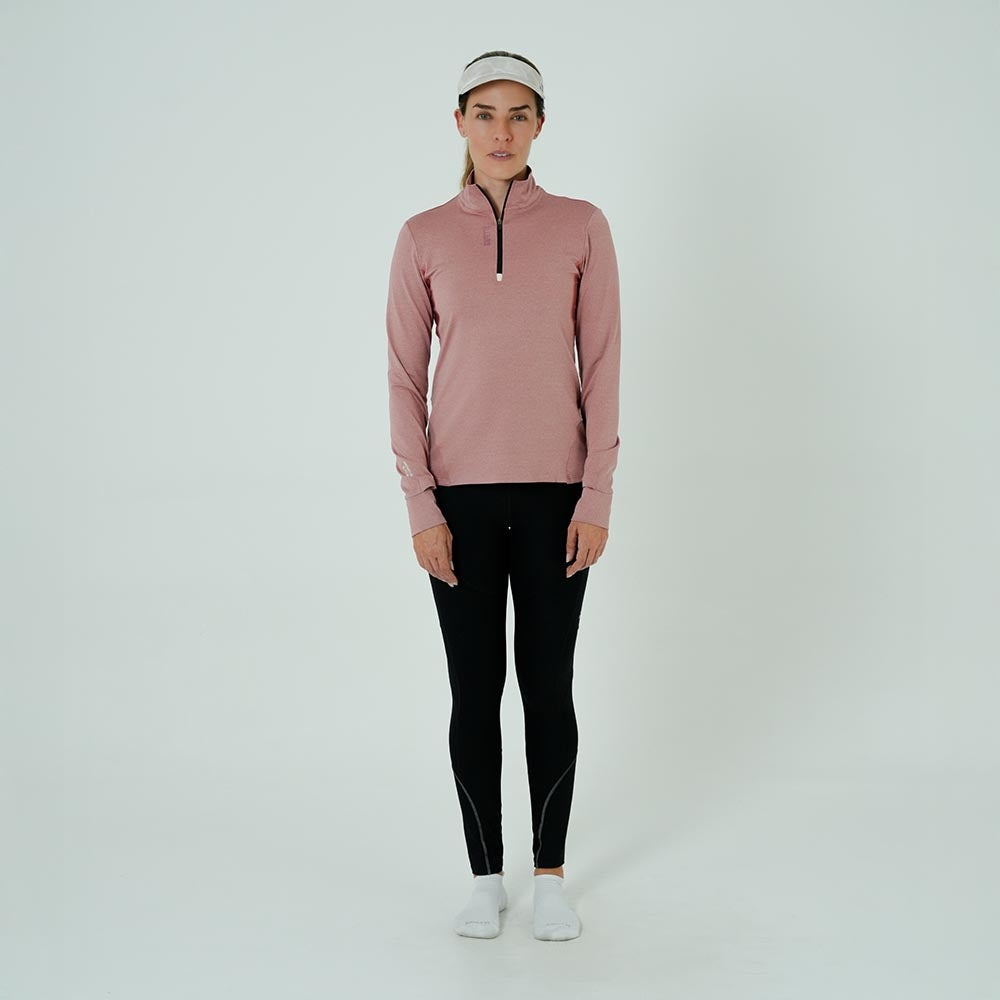 CAMISETA RUNNING MANGA LARGA ACTIVE ROSE PARA MUJER
