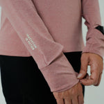 CAMISETA RUNNING MANGA LARGA ACTIVE ROSE PARA MUJER