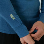 CAMISETA RUNNING MANGA LARGA ACTIVE BLUE PARA HOMBRE