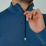 CAMISETA RUNNING MANGA LARGA ACTIVE BLUE PARA HOMBRE