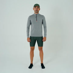 CAMISETA RUNNING MANGA LARGA ACTIVE GRAY PARA HOMBRE