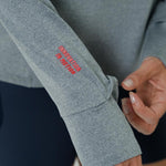 CAMISETA RUNNING MANGA LARGA ACTIVE GRAY PARA MUJER