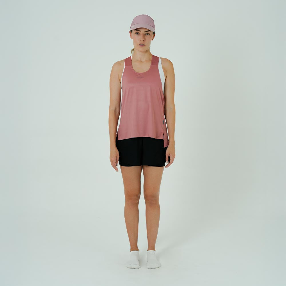 CAMISETA RUNNING MANGA SISA PACELINE ROSE PARA MUJER