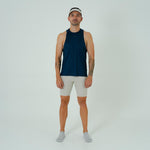 CAMISETA RUNNING MANGA SISA PACELINE AZUL OSCURO PARA HOMBRE