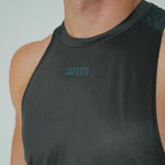 CAMISETA RUNNING MANGA SISA PACELINE GRIS PARA HOMBRE