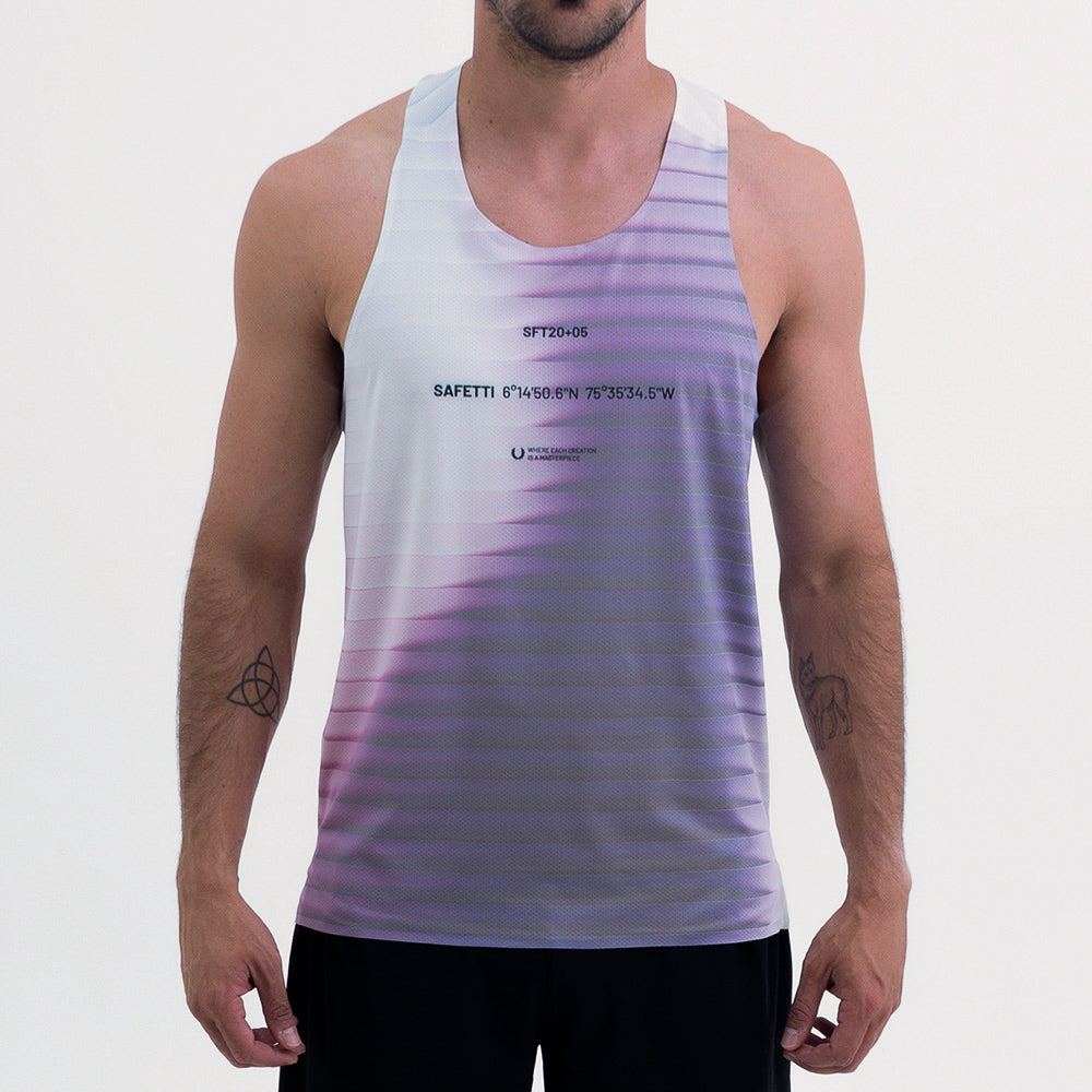 CAMISETA RUNNING MANGA SISA LEVIT DISTORTION PARA HOMBRE