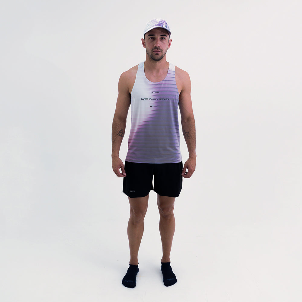 CAMISETA RUNNING MANGA SISA LEVIT DISTORTION PARA HOMBRE