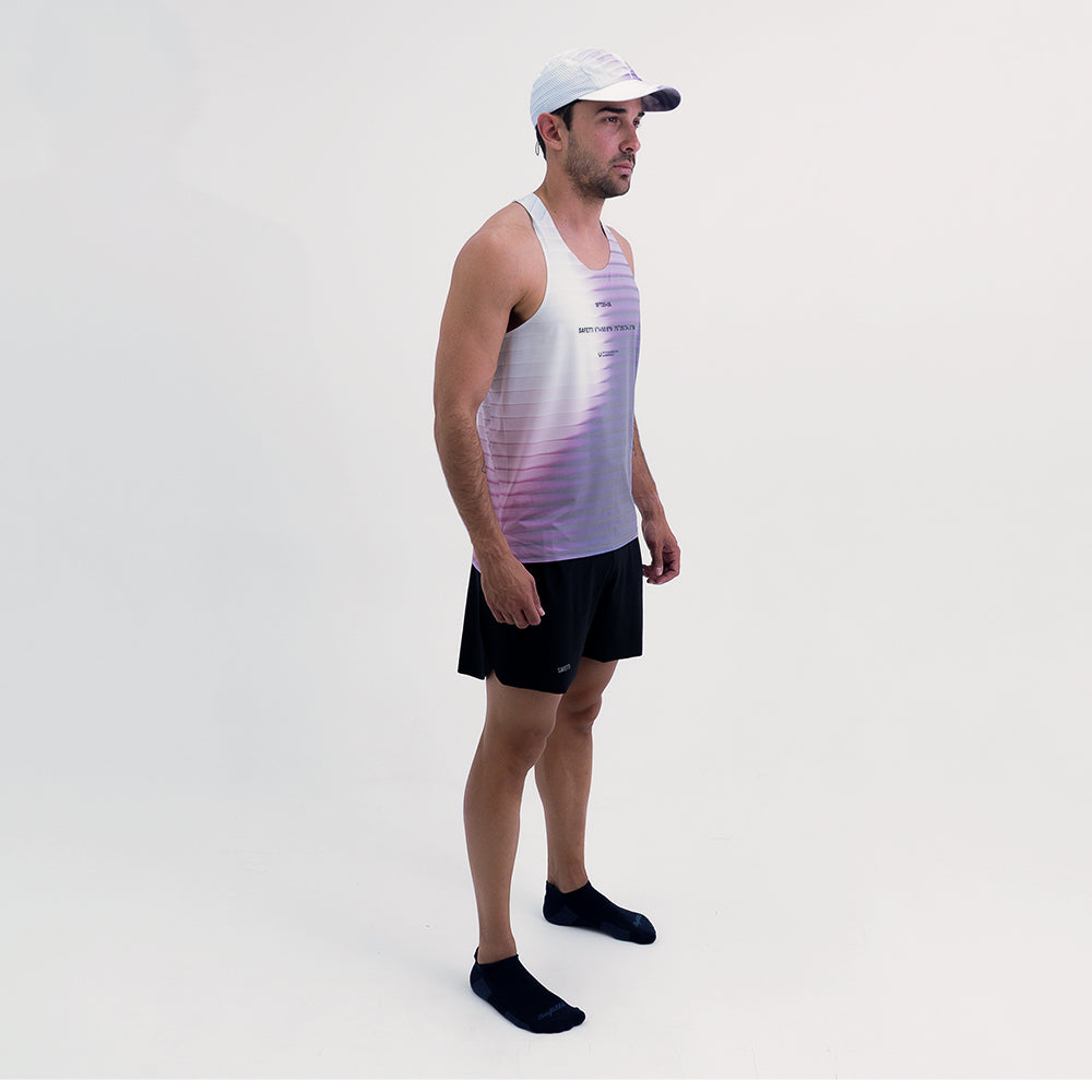 CAMISETA RUNNING MANGA SISA LEVIT DISTORTION PARA HOMBRE