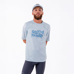 CAMISETA RUNNING MANGA CORTA PRO 405 AZUL CLARO PARA HOMBRE