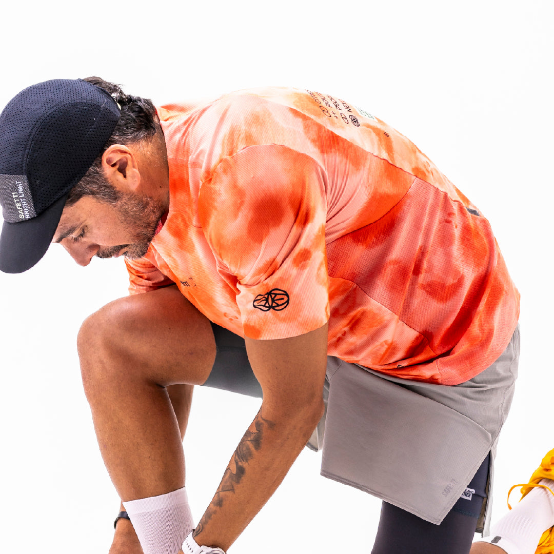 CAMISETA RUNNING MANGA CORTA TIDE SALMON PARA HOMBRE