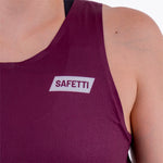 CAMISETA RUNNING MANGA SISA LEVIT CIRUELA PARA MUJER