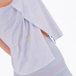 CAMISETA RUNNING MANGA SISA LEVIT GRIS CLARO PARA MUJER