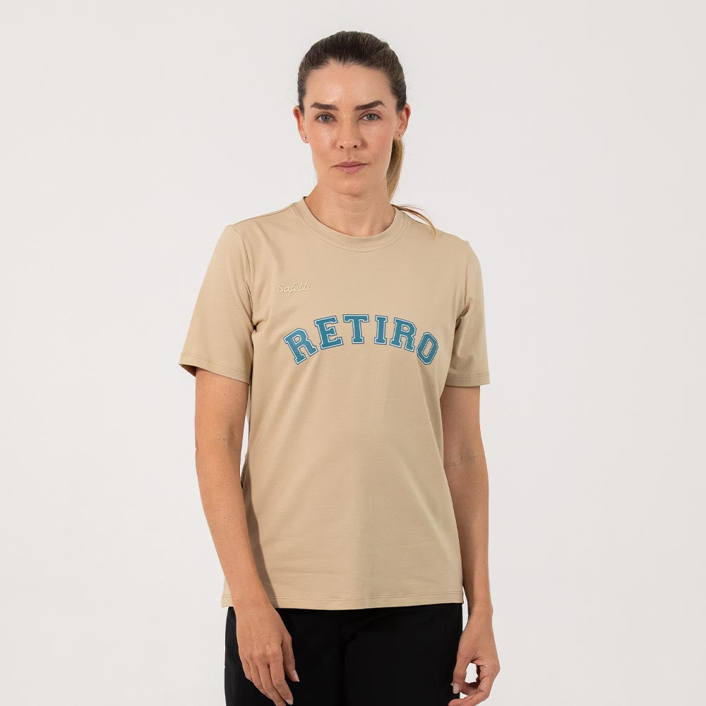 CAMISETA LIFESTYLE MANGA CORTA RETIRO 2025 PARA MUJER