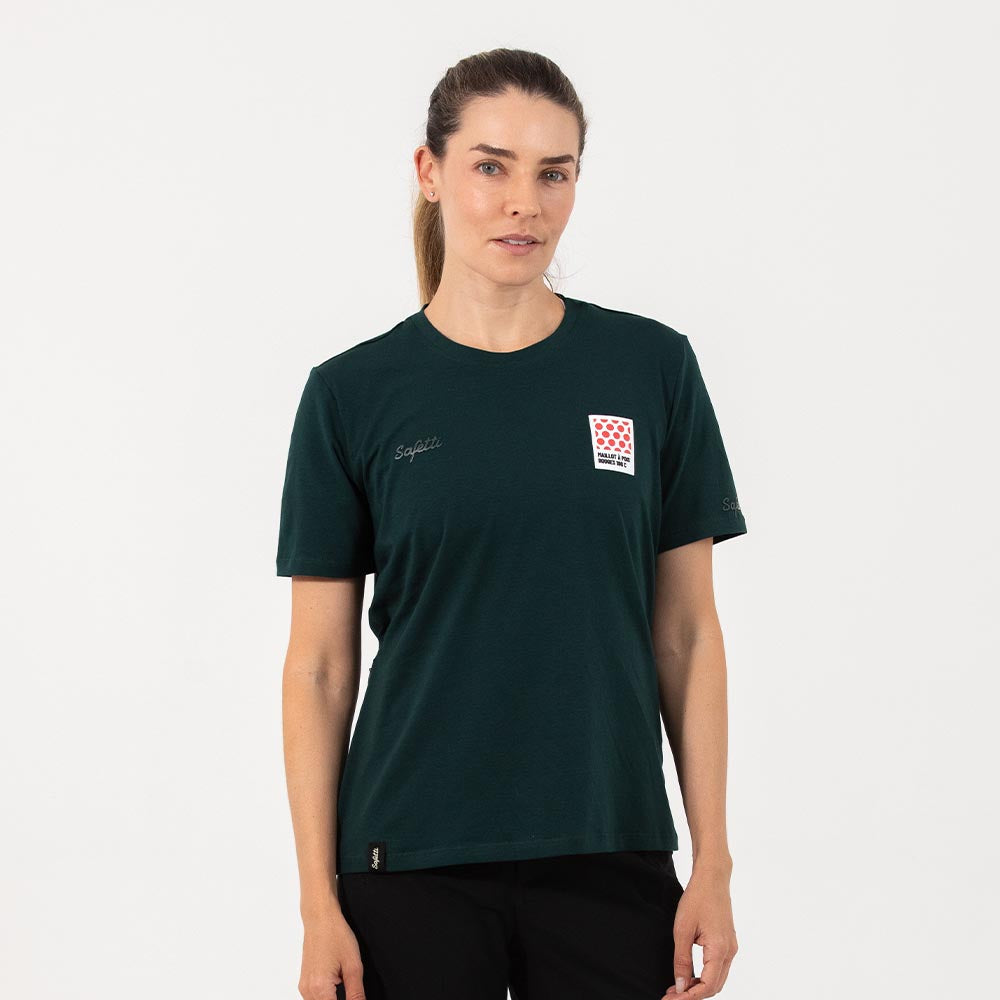 CAMISETA LIFESTYLE MANGA CORTA CAMPEON MONTAÑA PARA MUJER– Safetti