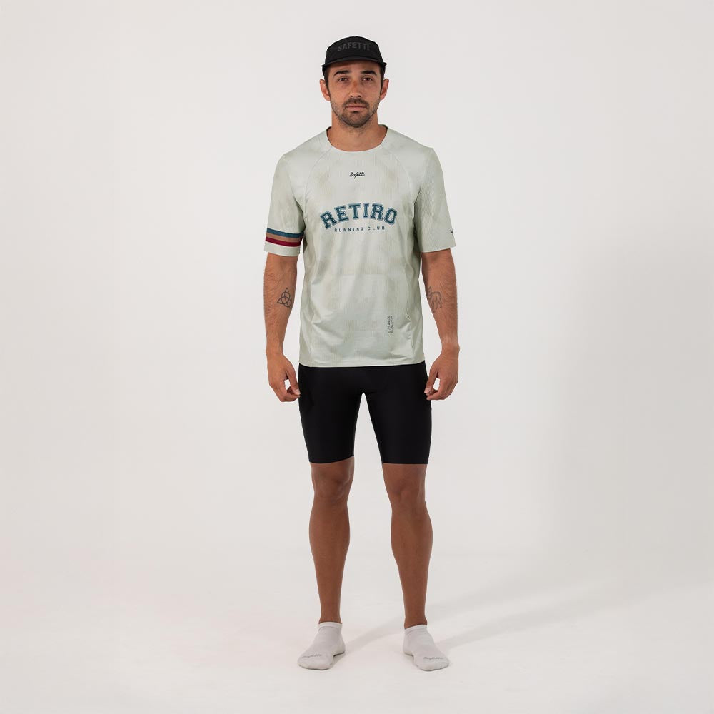 CAMISETA RUNNING MANGA CORTA RETIRO 2025 PARA HOMBRE