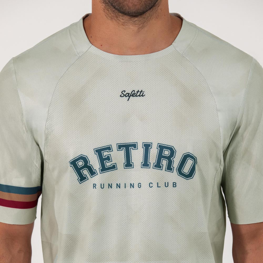 CAMISETA RUNNING MANGA CORTA RETIRO 2025 PARA HOMBRE