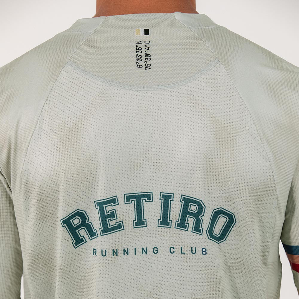 CAMISETA RUNNING MANGA CORTA RETIRO 2025 PARA HOMBRE