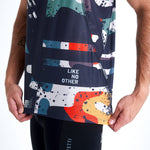 CAMISETA RUNNING MANGA SISA ROCART BLUE PARA HOMBRE