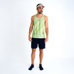 CAMISETA RUNNING MANGA SISA ENGRAVED YELLOW PARA HOMBRE