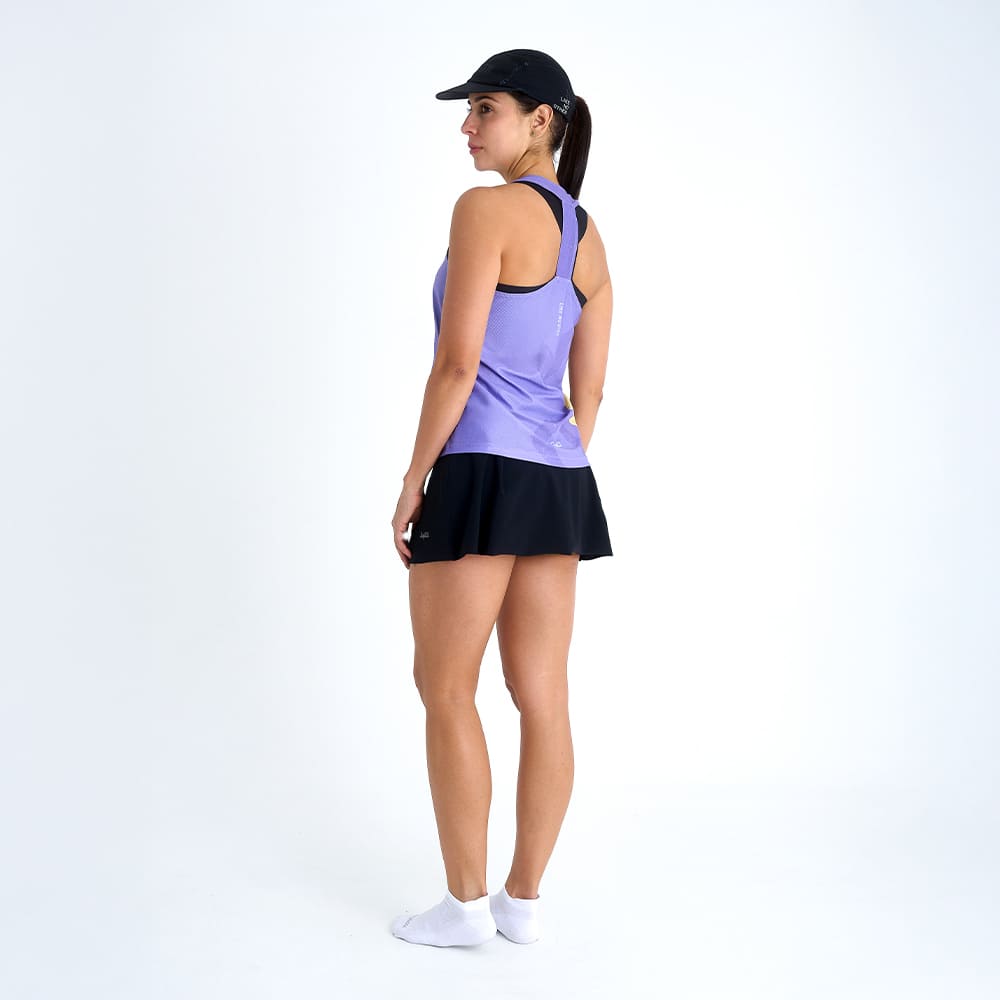 CAMISETA RUNNING MANGA SISA ENGRAVED LILA PARA MUJER