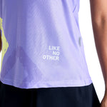 CAMISETA RUNNING MANGA SISA ENGRAVED LILA PARA MUJER