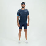 CAMISETA RUNNING MANGA CORTA MARINHO PARA HOMBRE