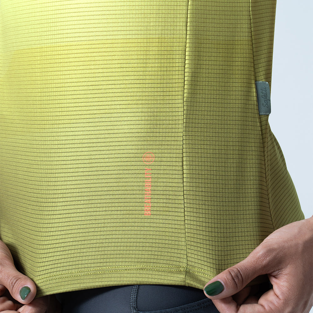 CAMISETA RUNNING MANGA CORTA LIMA PARA MUJER