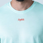 CAMISETA RUNNING MANGA CORTA AQUA PARA HOMBRE