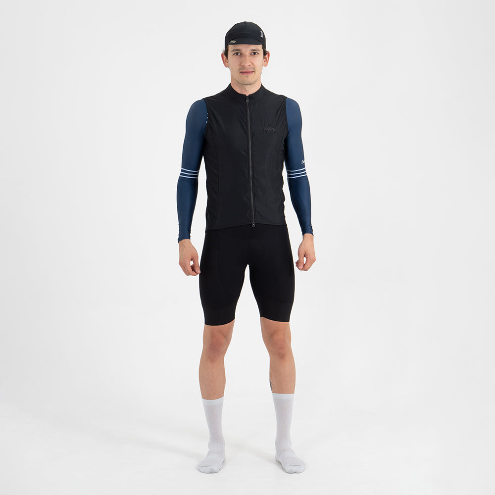 CHALECO CICLISMO NAPOLI NERO PARA HOMBRE