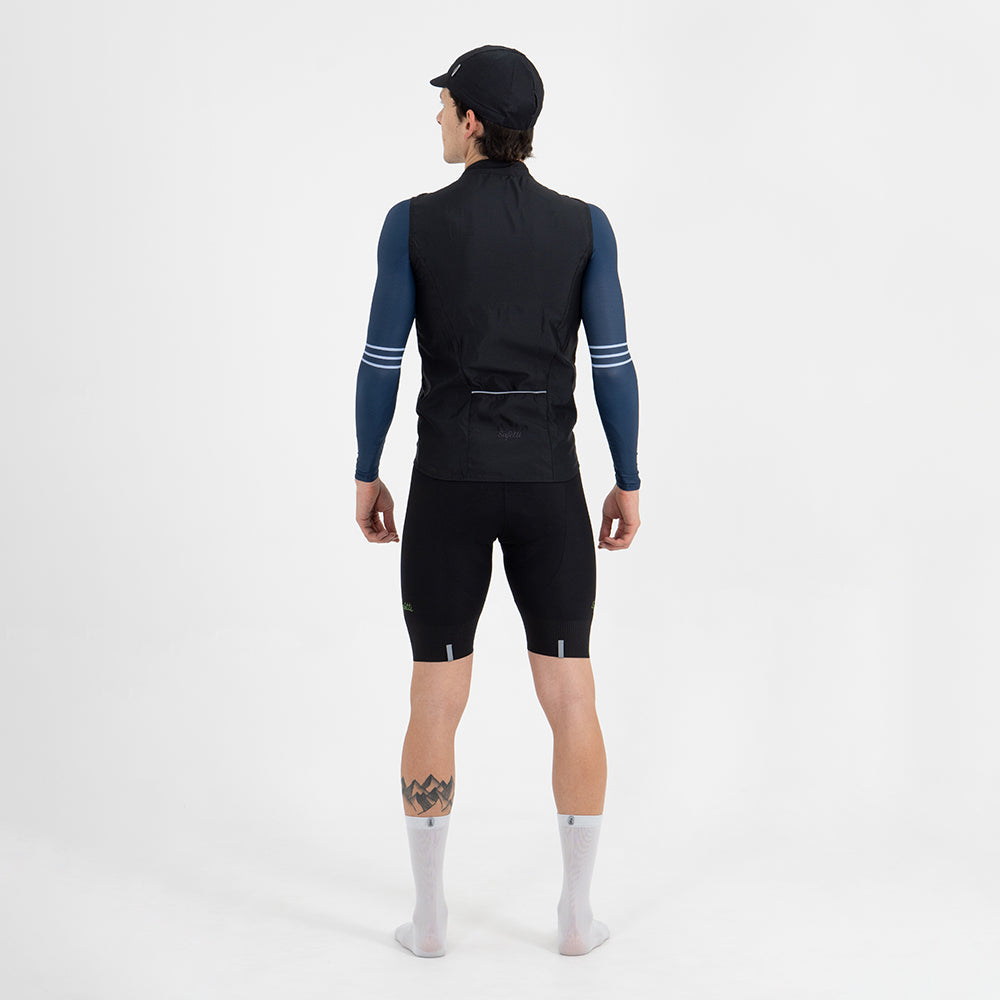 CHALECO CICLISMO NAPOLI NERO PARA HOMBRE