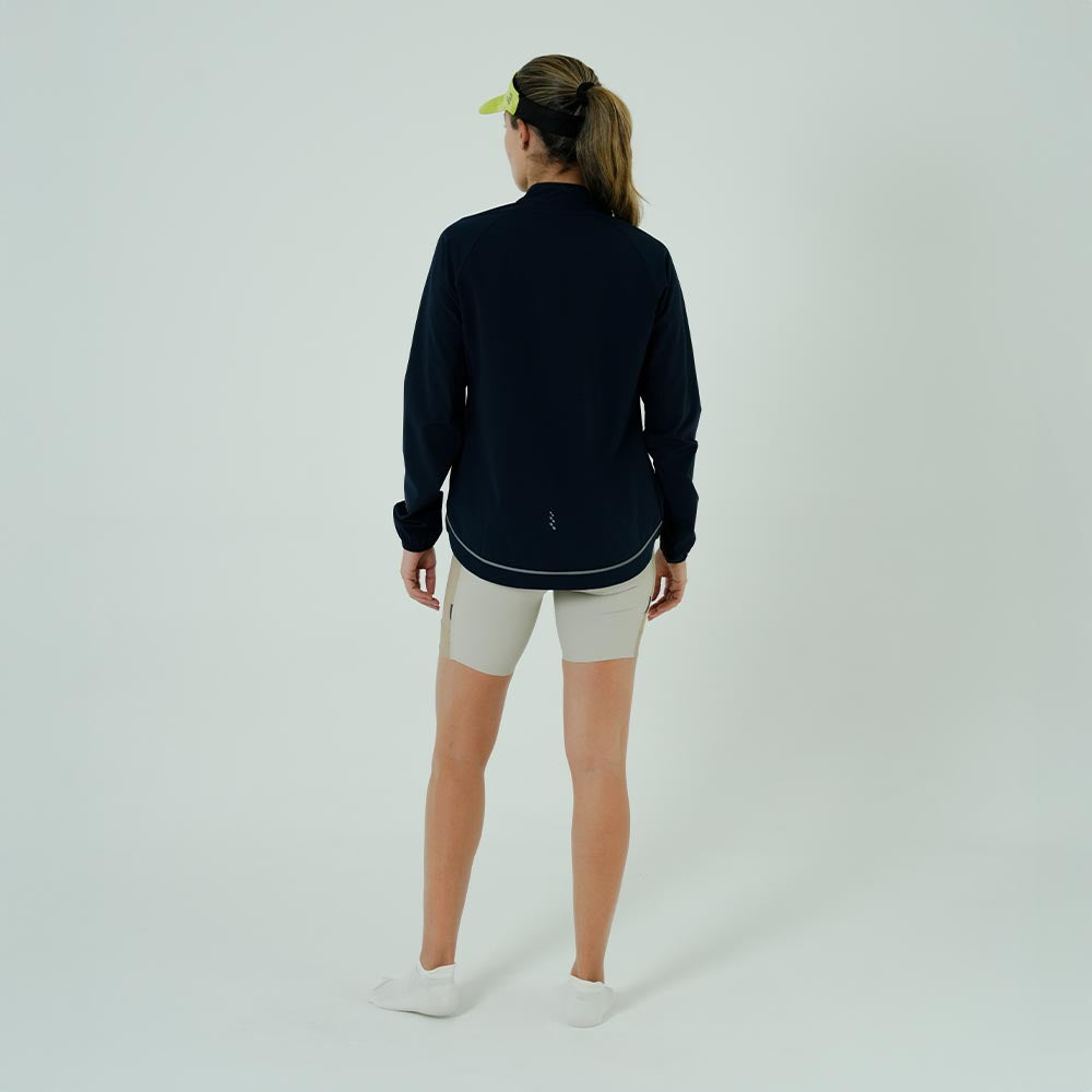 CHAQUETA RUNNING AQUALITE AZUL OSCURO PARA MUJER