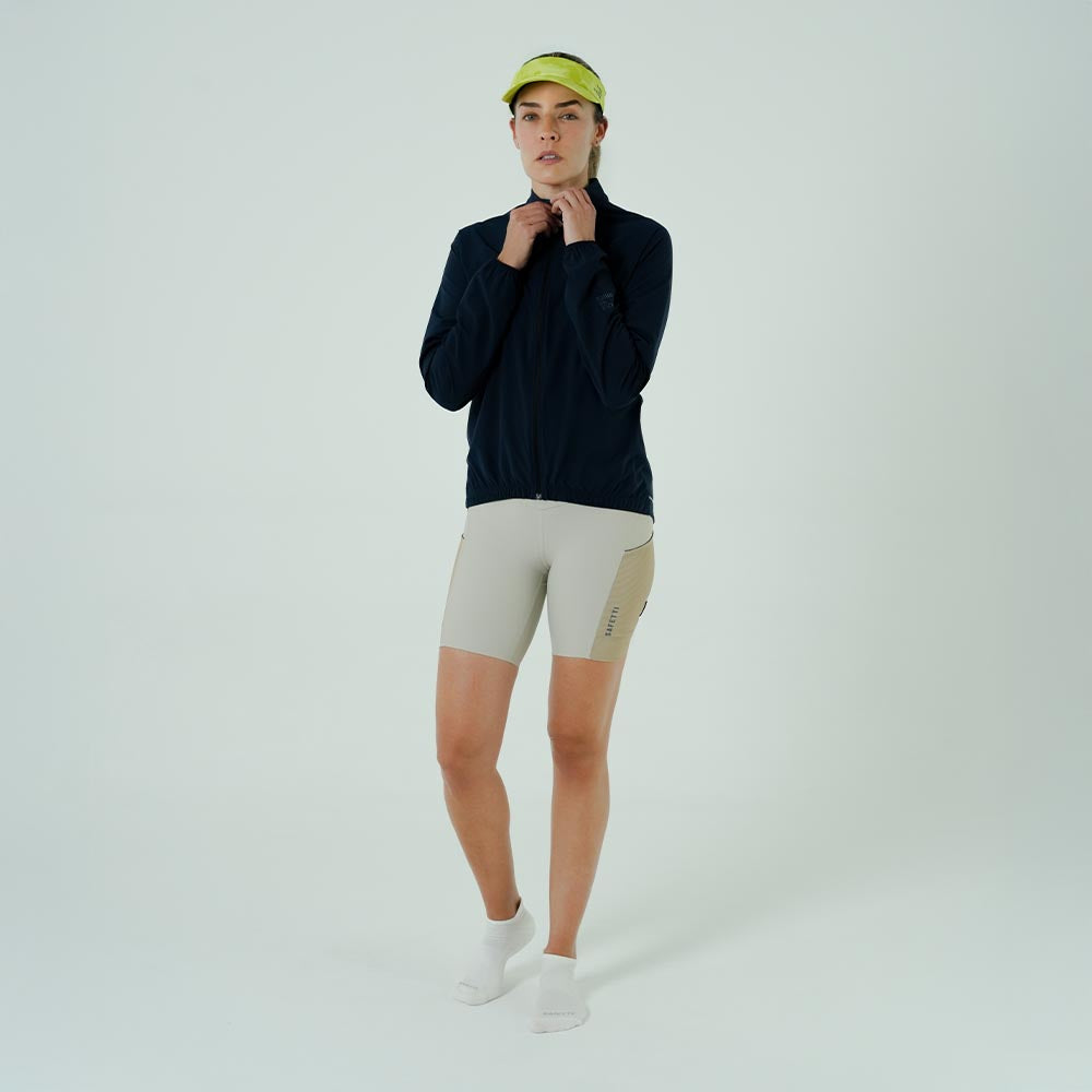 CHAQUETA RUNNING AQUALITE AZUL OSCURO PARA MUJER