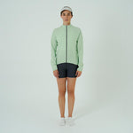 CHAQUETA RUNNING AQUALITE VERDE CLARO PARA MUJER
