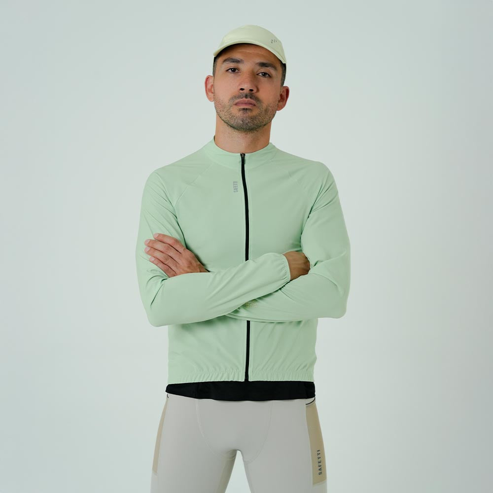 CHAQUETA RUNNING AQUALITE VERDE CLARO PARA HOMBRE