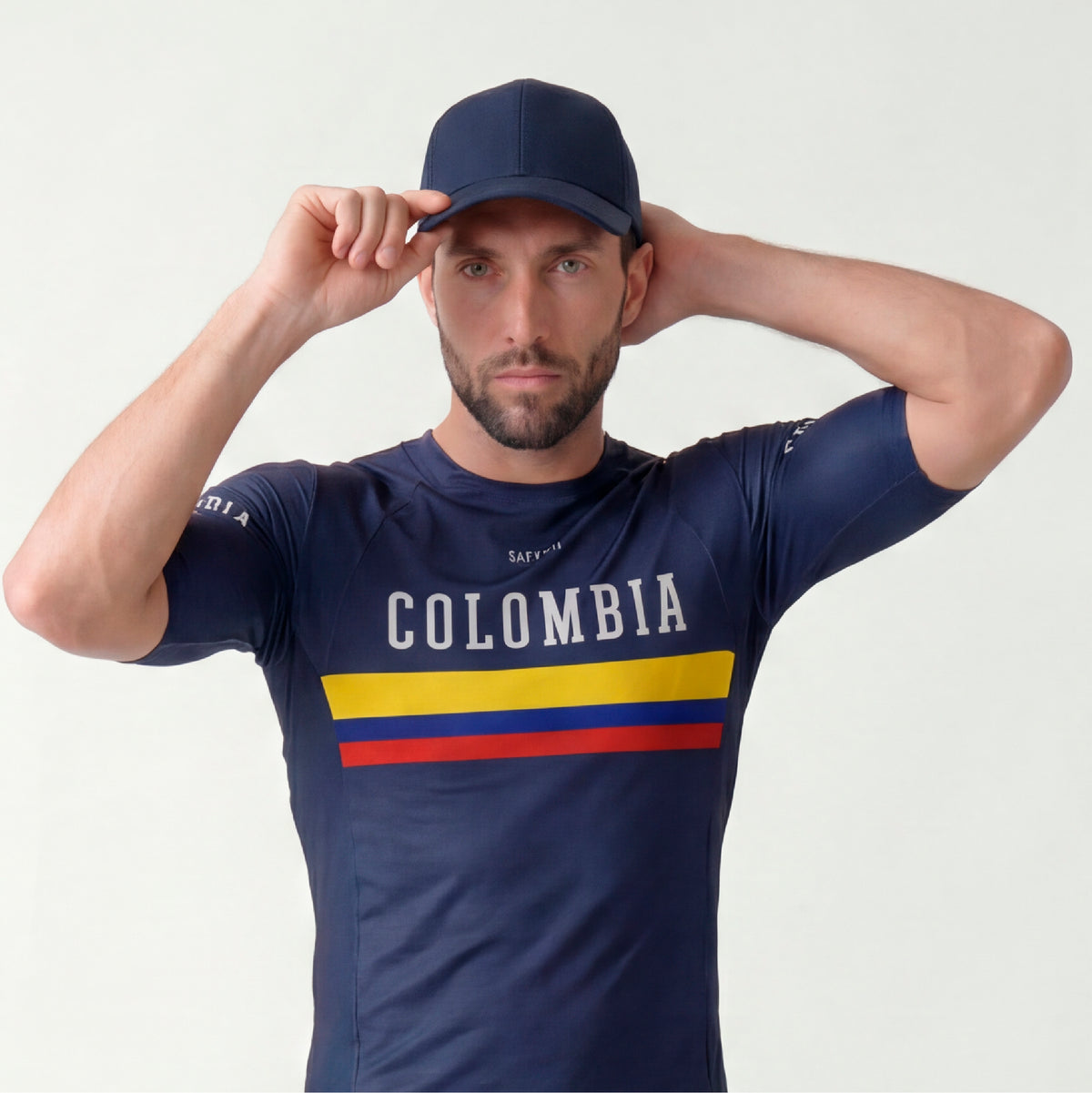 CAMISETA RUNNING MANGA CORTA COLOMBIA CLASSIC PARA HOMBRE