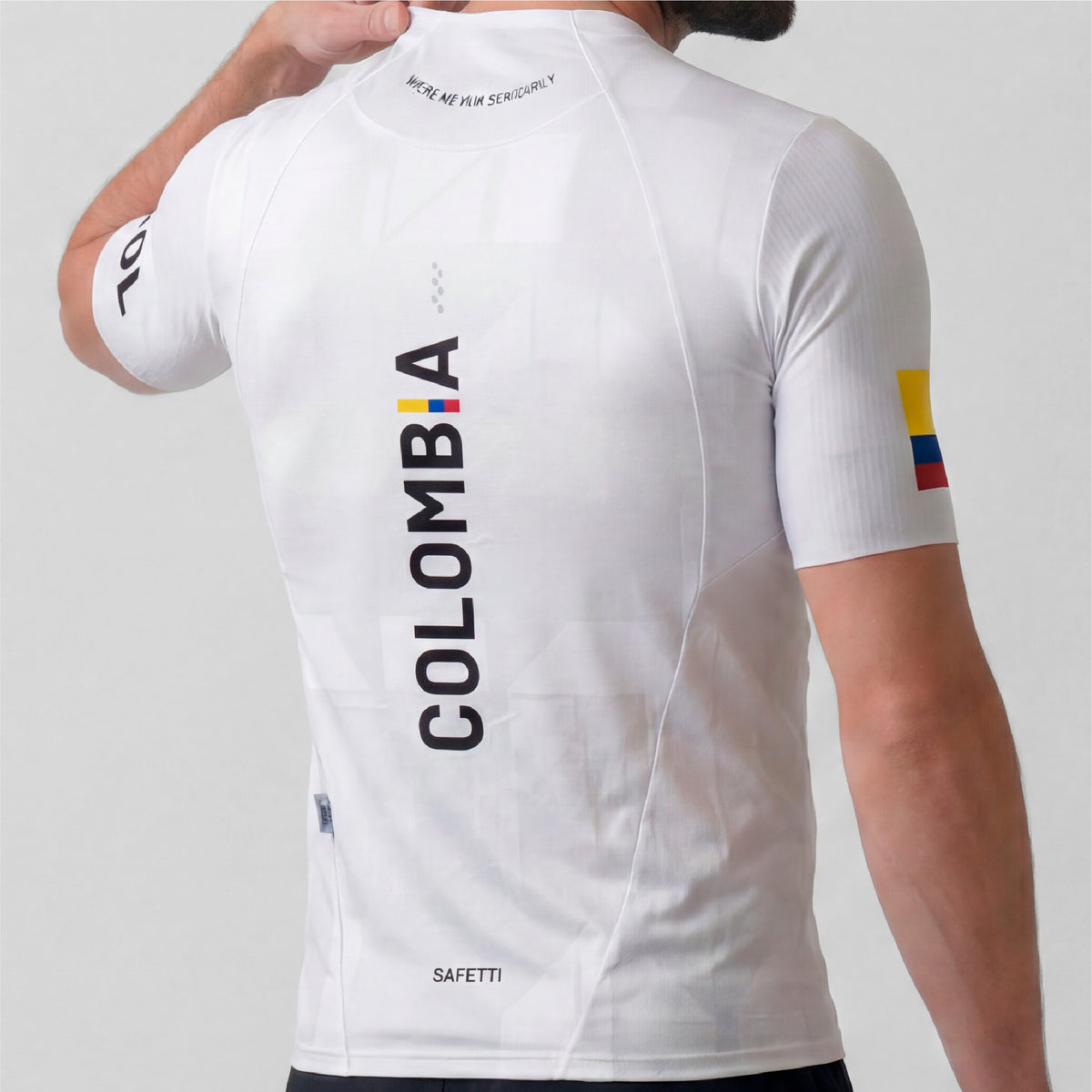CAMISETA RUNNING MANGA CORTA COLOMBIA LANDS PARA HOMBRE