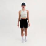 CROPTOP RUNNING/PÁDEL POCKET YELLOW PARA MUJER