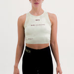 CROPTOP RUNNING/PÁDEL POCKET YELLOW PARA MUJER