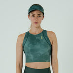TOP RUNNING/PÁDEL POCKET OLIVA PARA MUJER