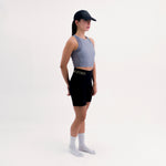 CROPTOP RUNNING/PÁDEL POCKET GRAY PARA MUJER