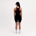 CROPTOP RUNNING/PÁDEL POCKET WINE PARA MUJER