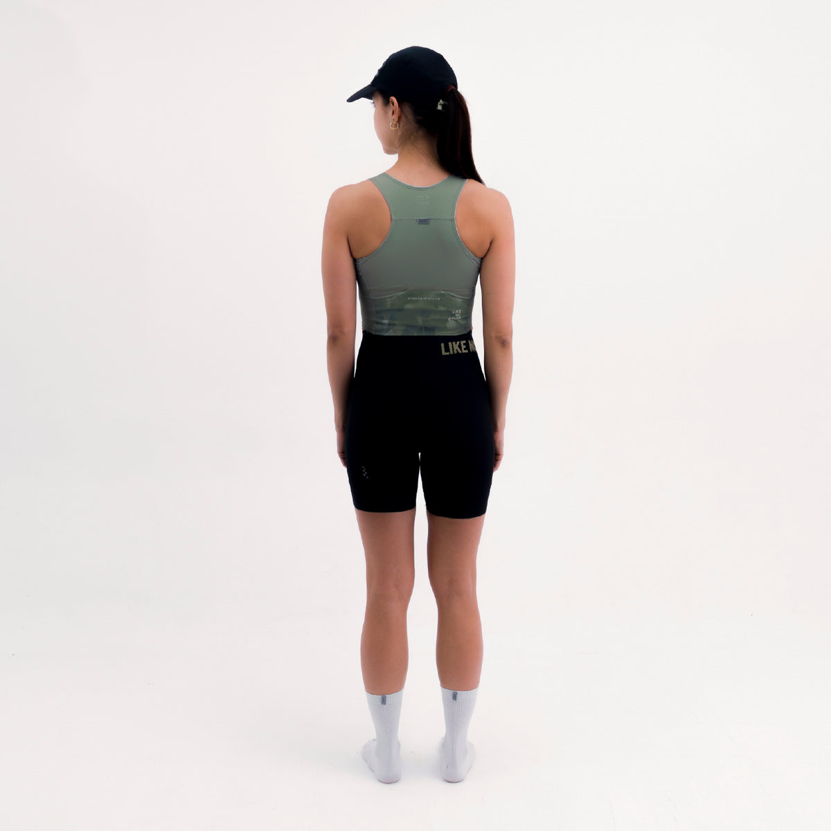 CROPTOP RUNNING/PÁDEL POCKET GREEN PARA MUJER