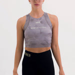 CROPTOP RUNNING/PÁDEL POCKET DESERT PARA MUJER