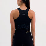 CROPTOP RUNNING/PÁDEL POCKET BLACK PARA MUJER